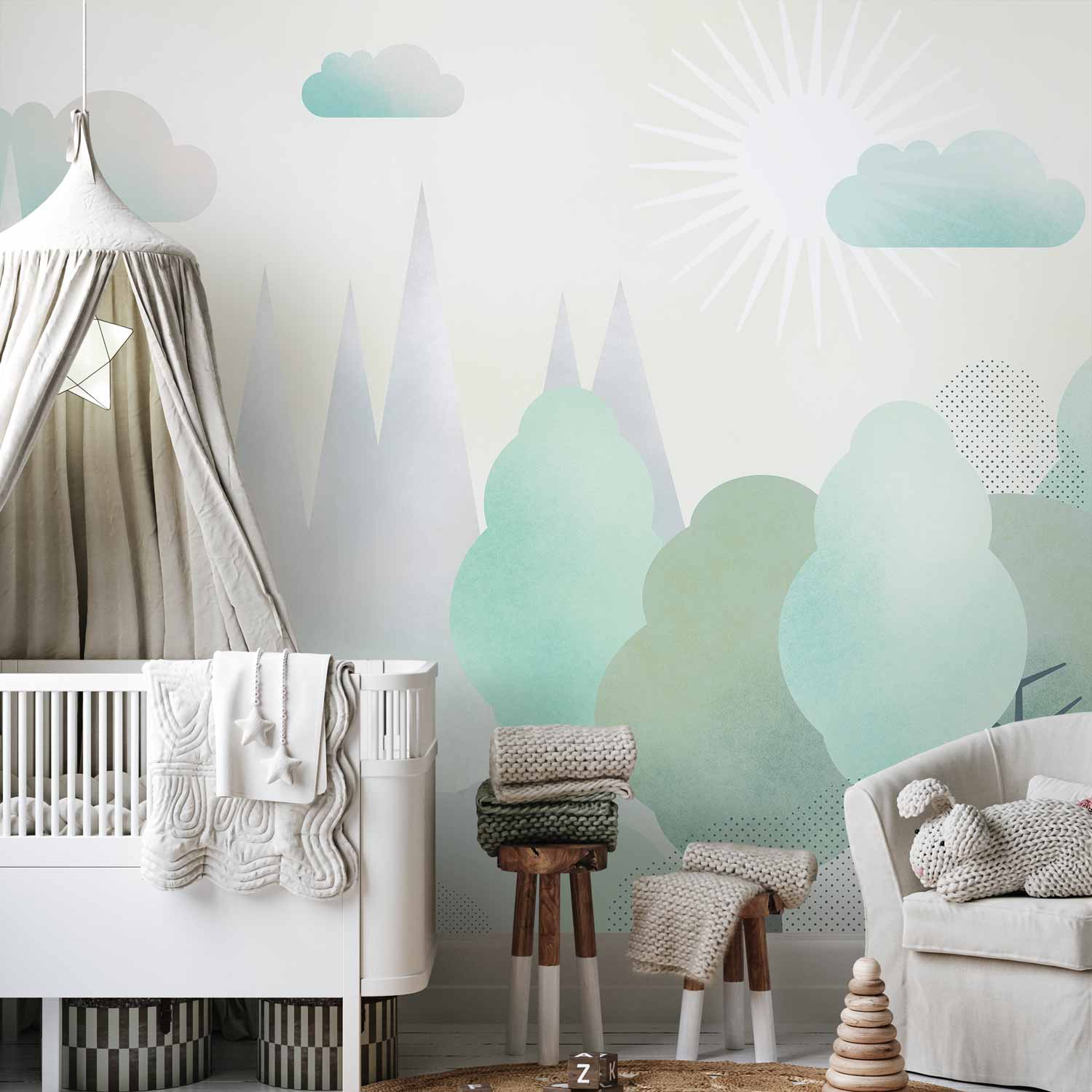 Fairy-Tale Forest Nature Wall Mural