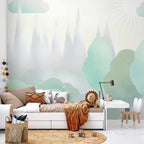 Wandbild für Kinder: Märchenwald