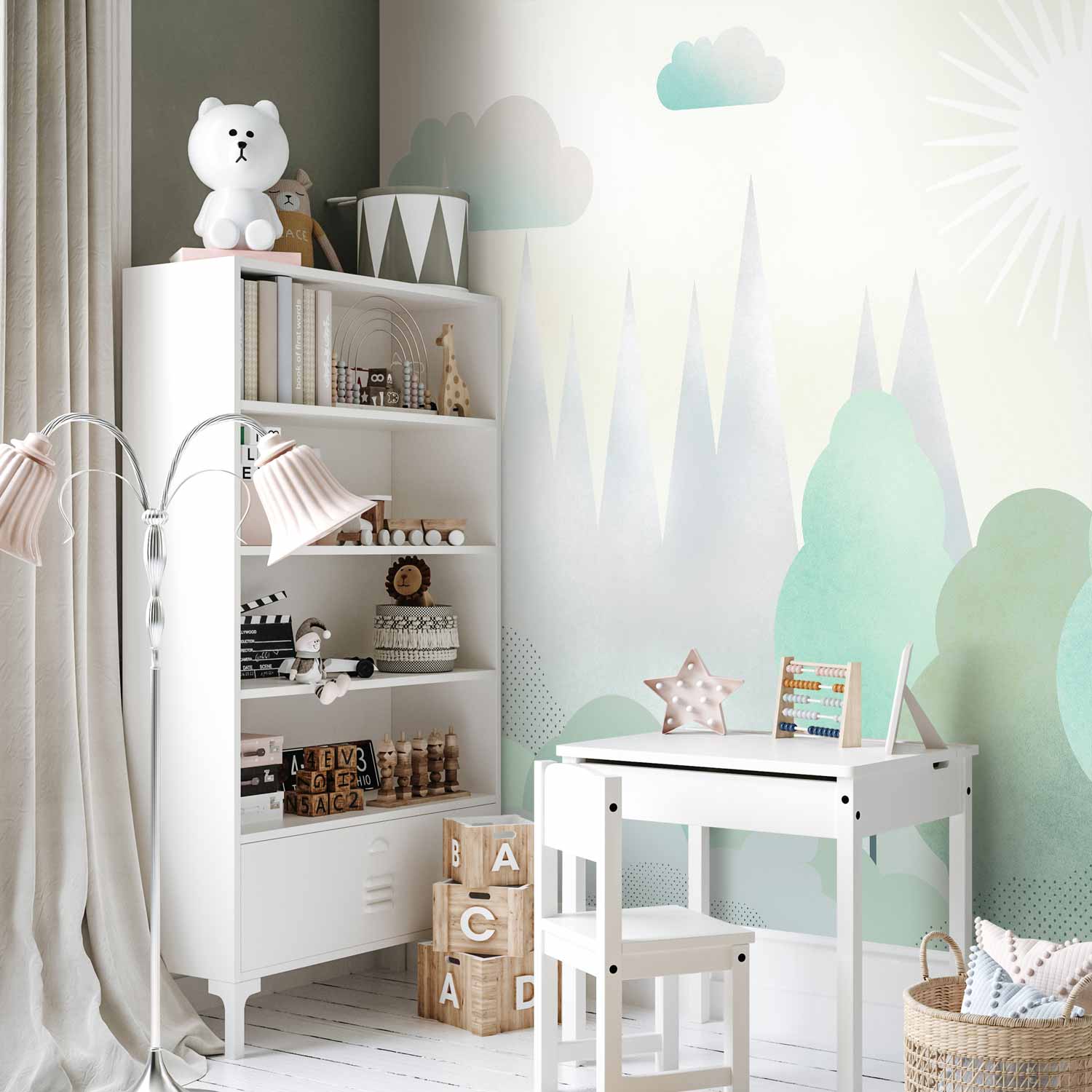 Fairy-Tale Forest Nature Wall Mural