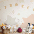 Moon Phases Stardust Wall Mural