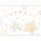 Wall Mural Phases of the Moon Among Stardust for Children