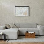 Leinwanddruck – Märchenhafte Galaxie mit Mondphasen