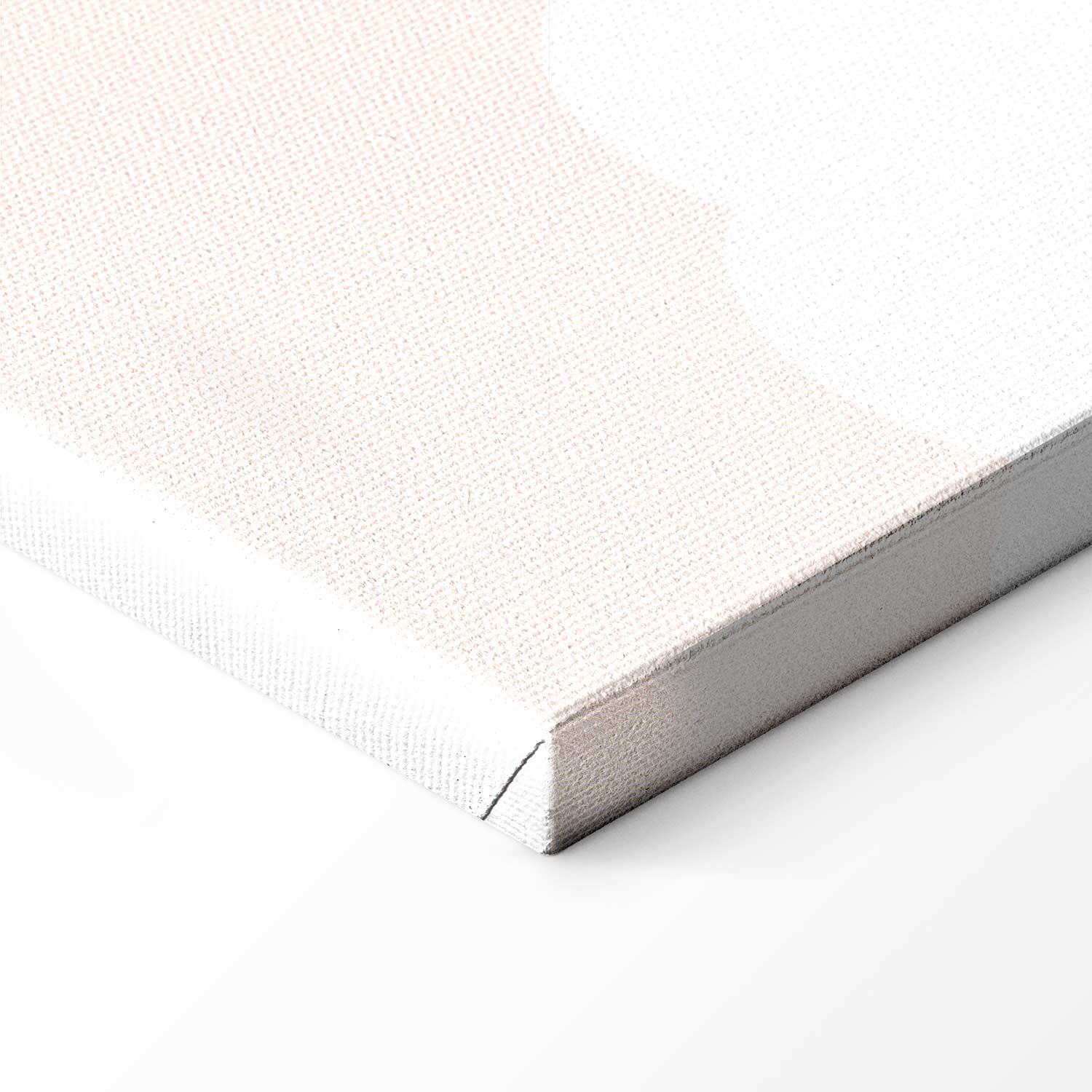 Jumping Numbers Beige Brown Canvas Print