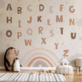 Soft Color Alphabet Wall Mural