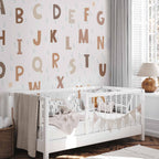 Soft Color Alphabet Wall Mural
