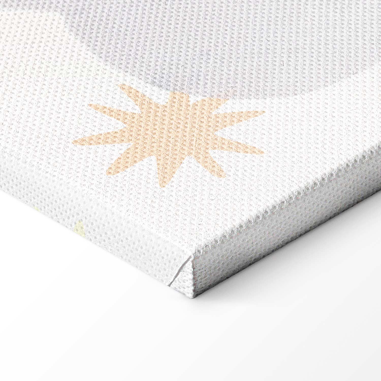 Rainbow Alphabet Clouds Kids Canvas Print