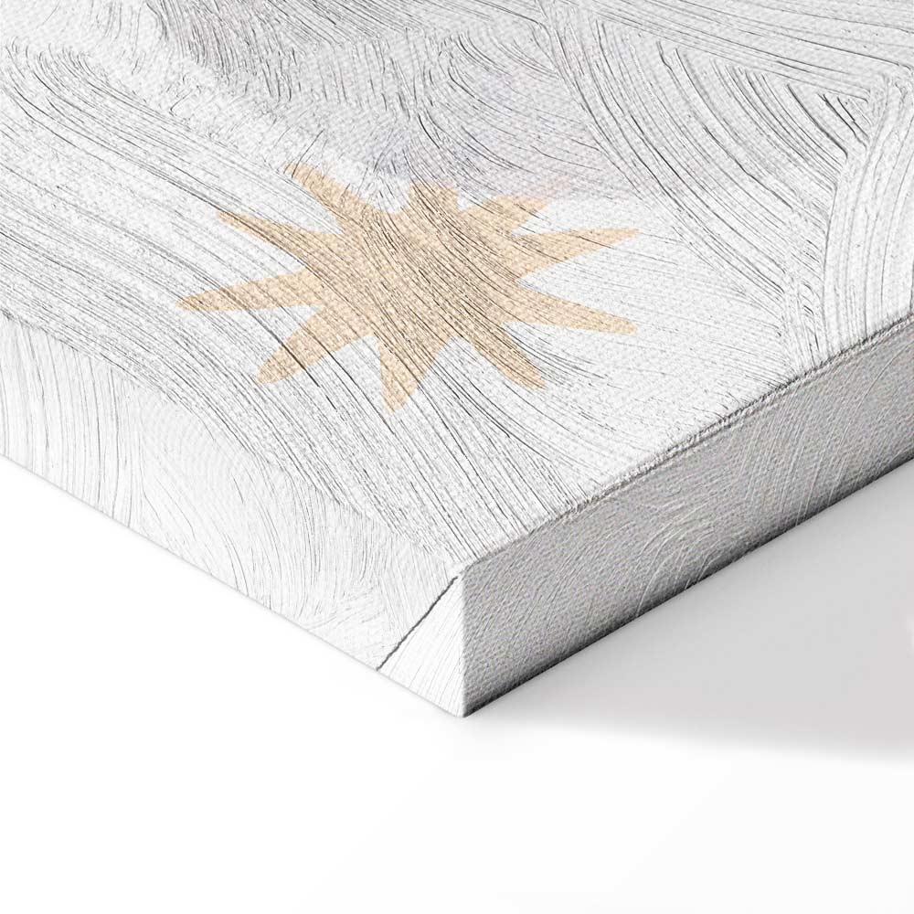 Rainbow Alphabet Clouds Kids Canvas Print