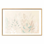 Pastel Beige Meadow Nature Poster