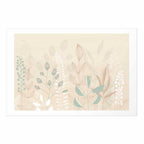 Pastel Beige Meadow Nature Poster