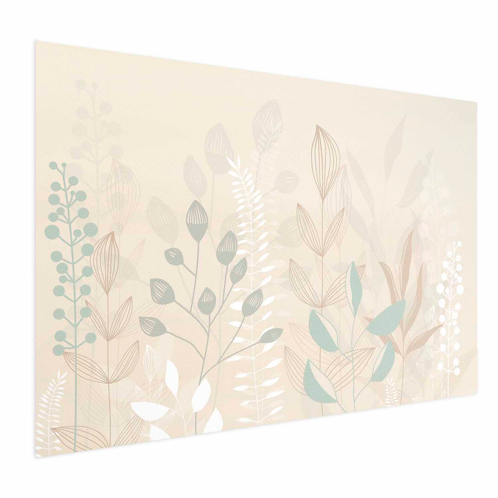 Pastel Beige Meadow Nature Poster