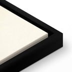 Canvas Print Morning in the Meadow - Pastel Plants on Beige Background