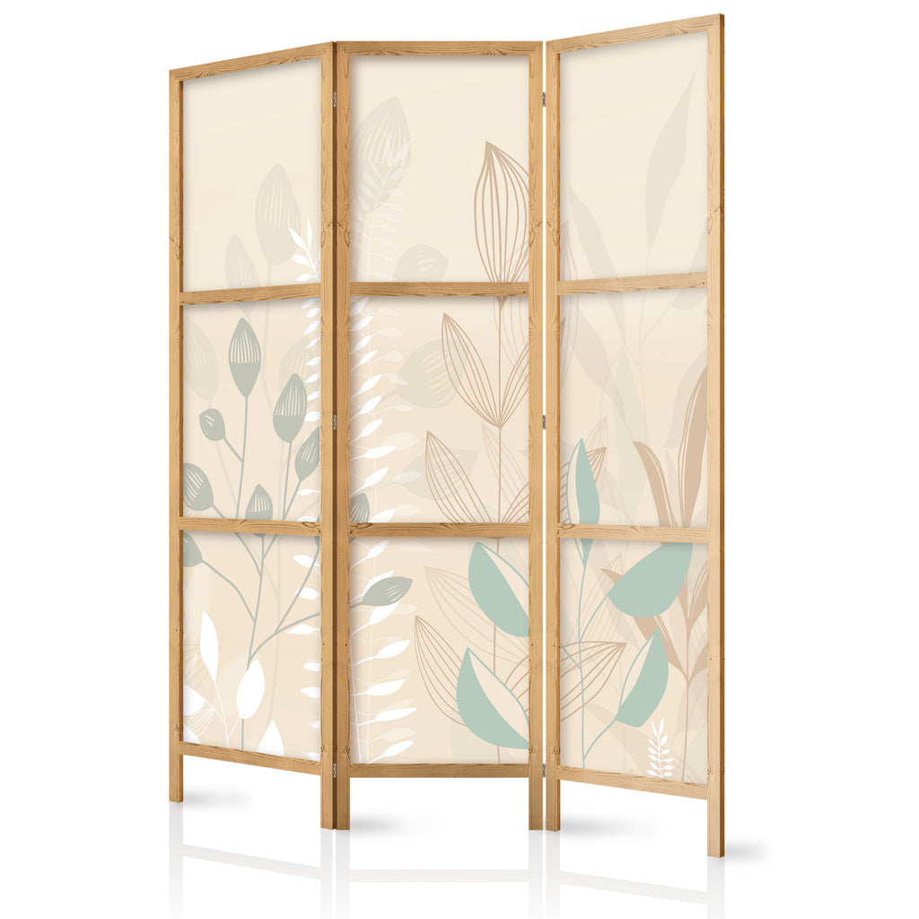 Japanese Room Divider Morning in the Meadow