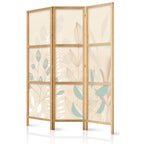 Japanese Room Divider Morning in the Meadow