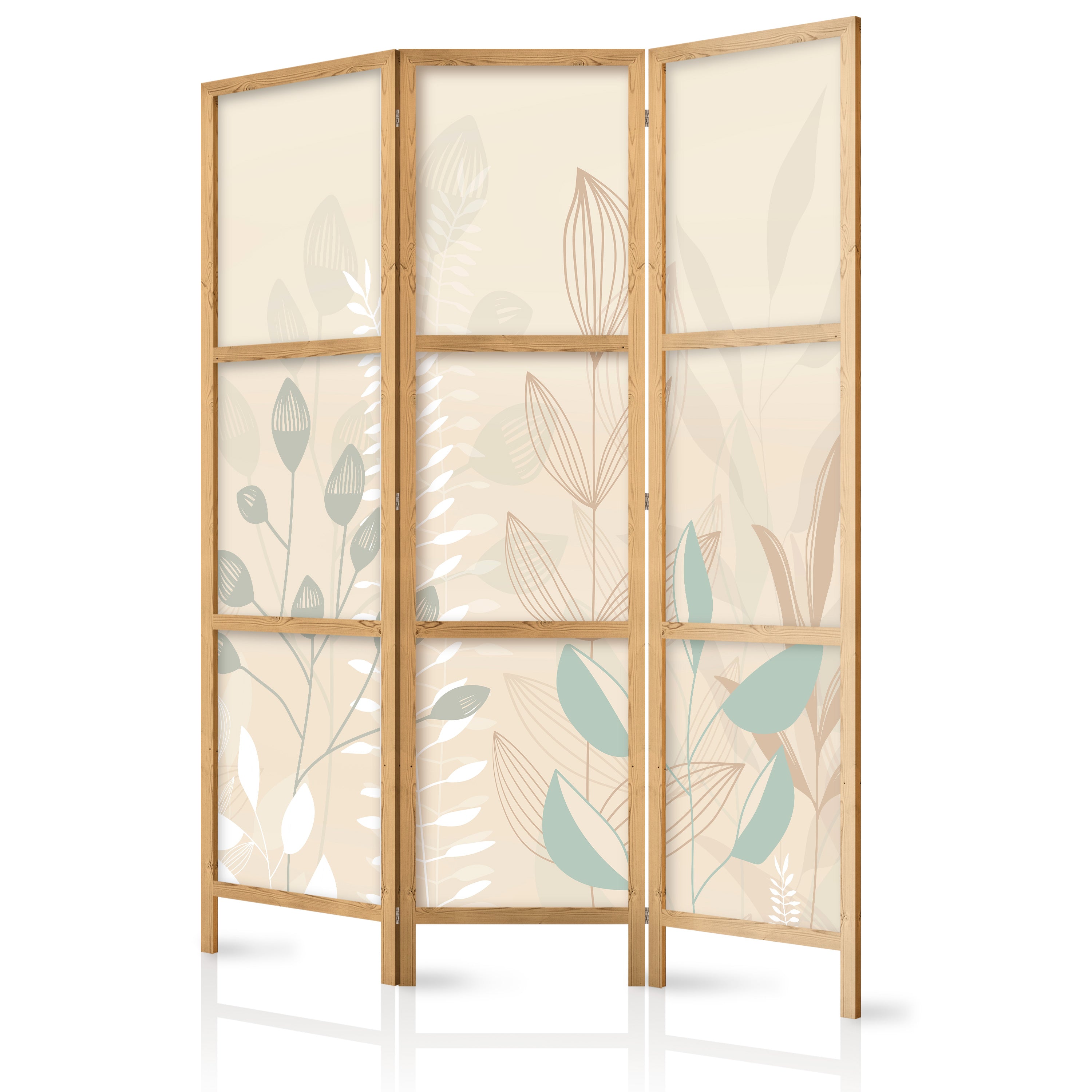 Japanese Room Divider Morning in the Meadow