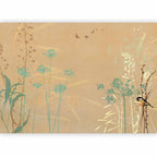 Wandbild Vogel auf der Wiese