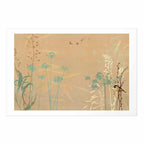 Bird on a Meadow Nature Poster