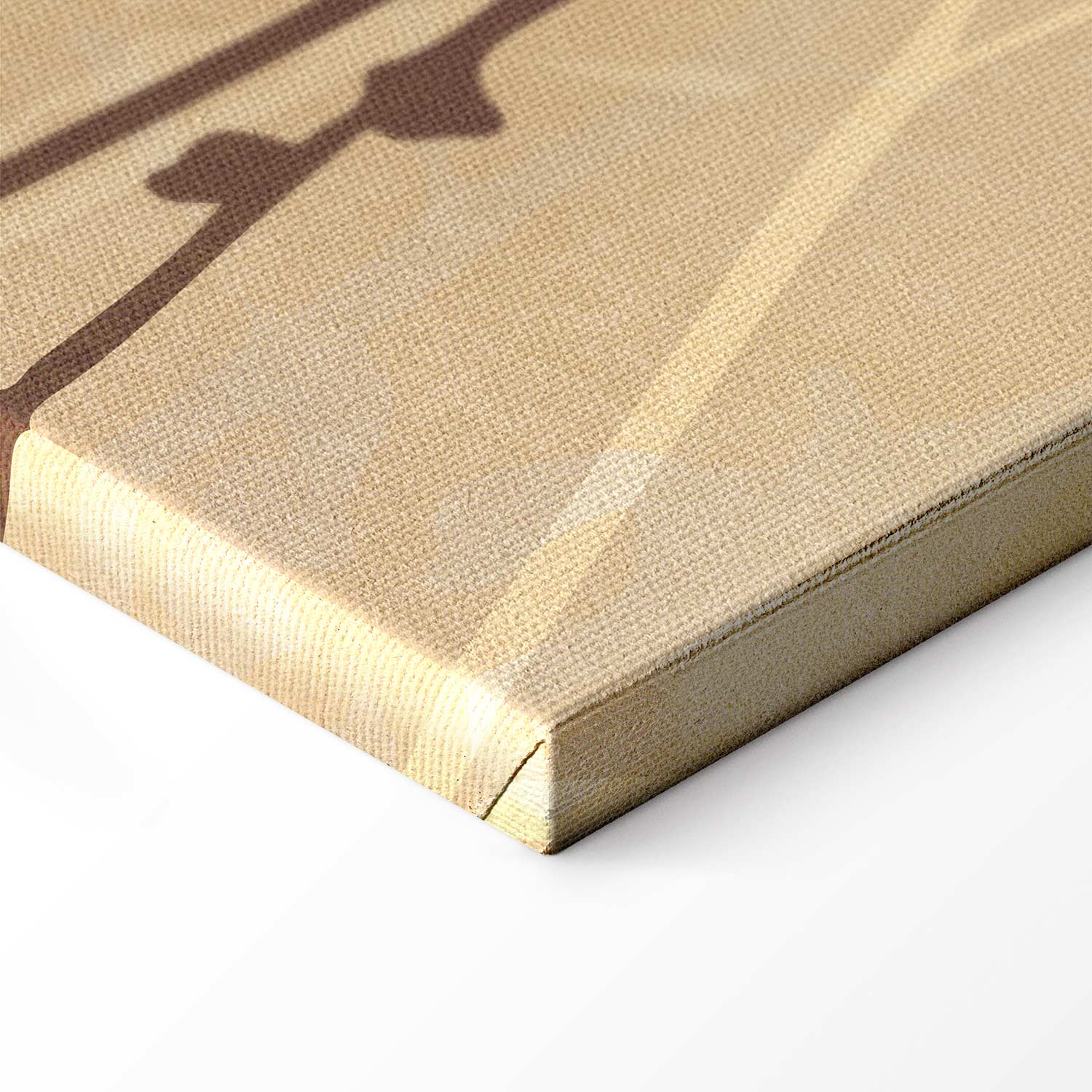 Tiny Bird in Golden Grass Canvas Print