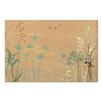 Tiny Bird in Golden Grass Canvas Print