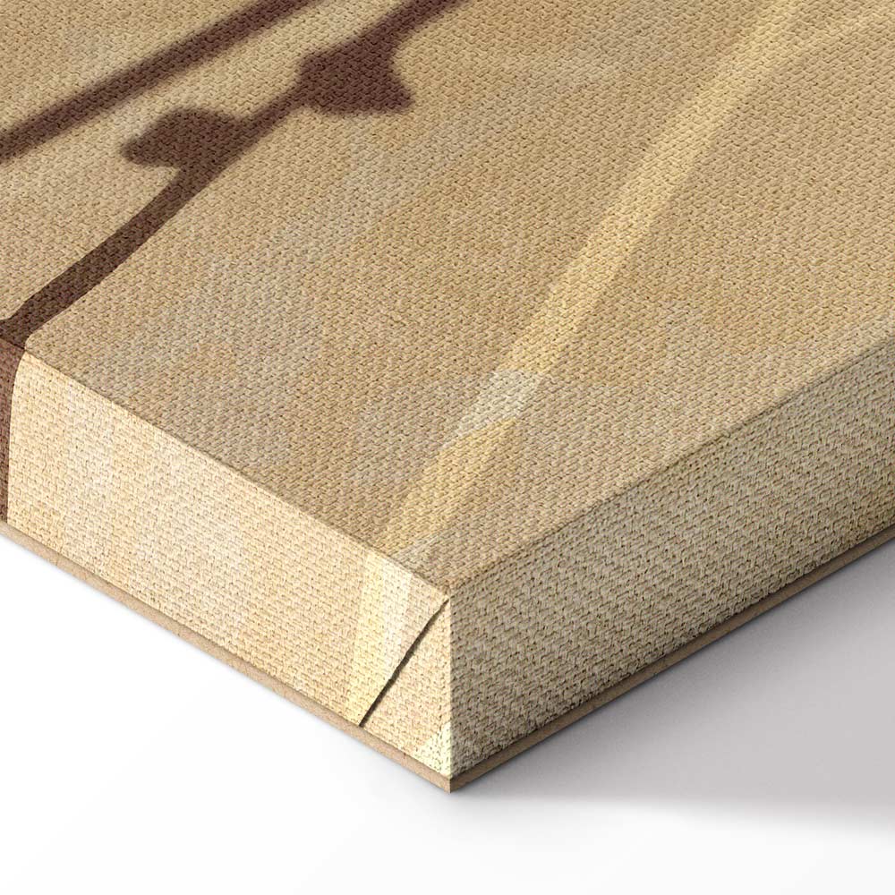 Tiny Bird in Golden Grass Canvas Print