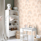 Pastel Rainbow Sky Wall Mural