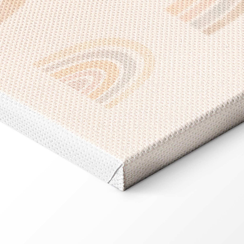 Calm Rainbow Pattern Canvas Print