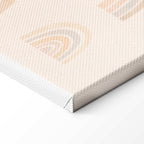 Calm Rainbow Pattern Canvas Print