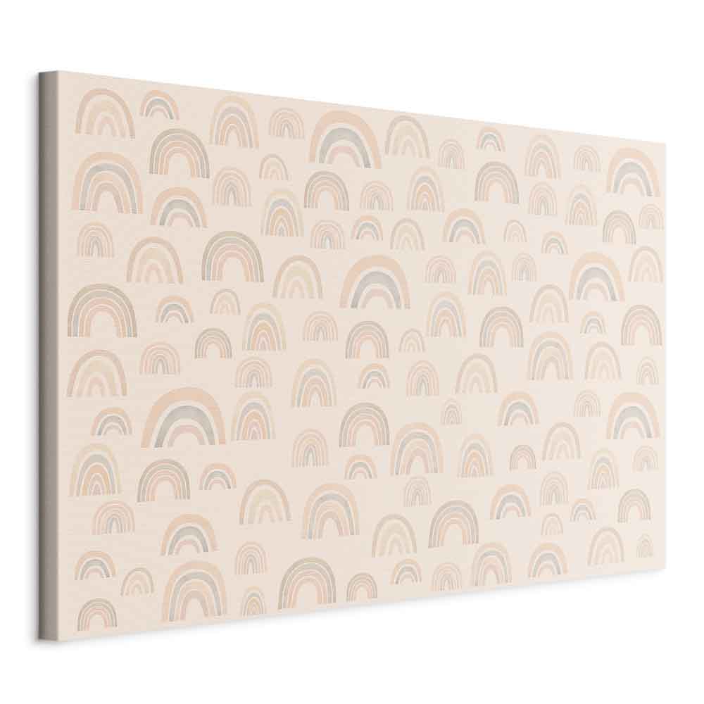 Canvas Print - August Sky - Various Sizes of Rainbows in Calm Colors