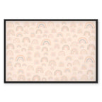 Calm Rainbow Pattern Canvas Print