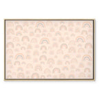 Calm Rainbow Pattern Canvas Print