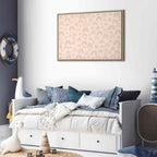 Calm Rainbow Pattern Canvas Print