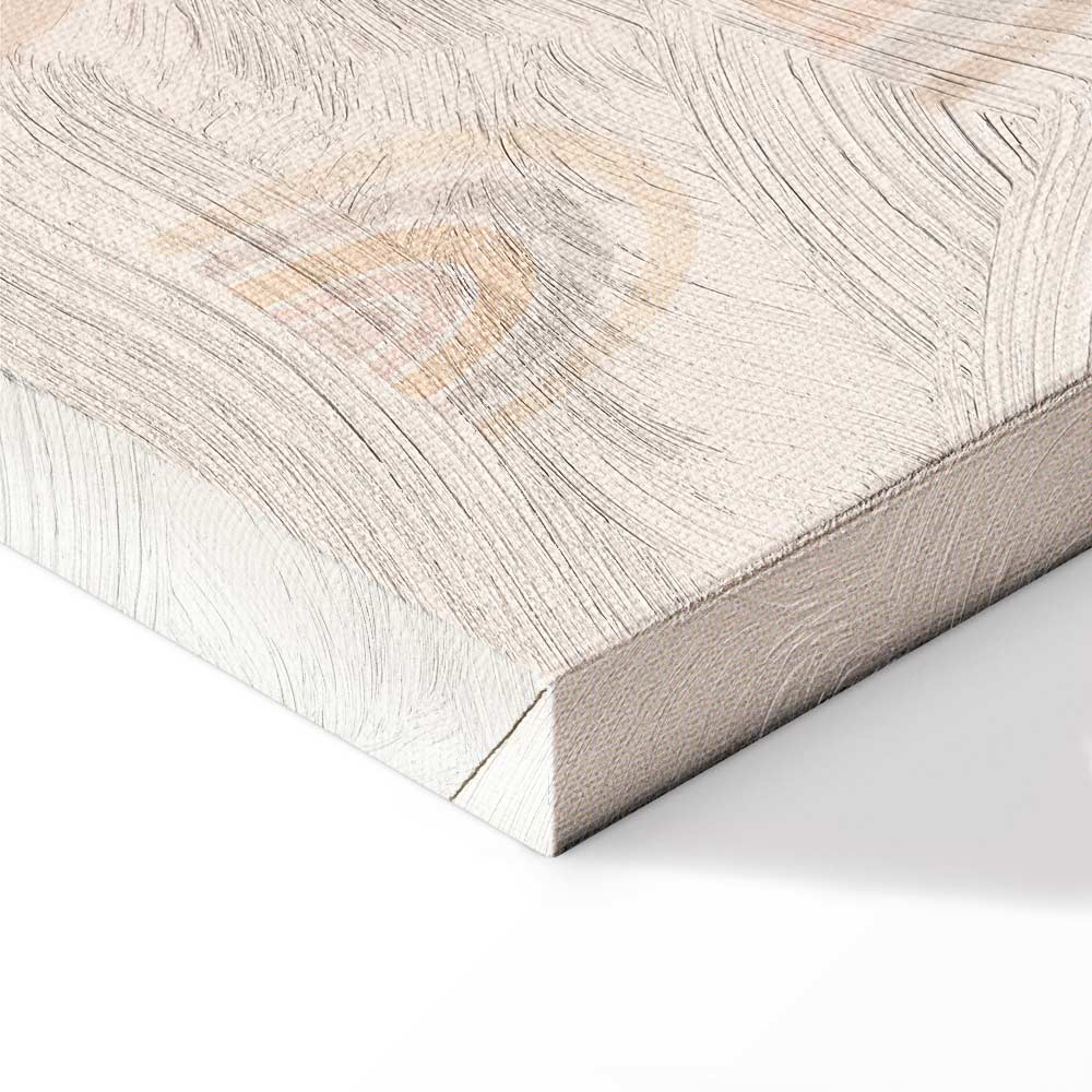 Calm Rainbow Pattern Canvas Print