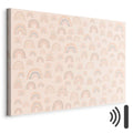 Calm Rainbow Pattern Canvas Print