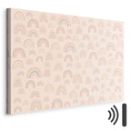 Calm Rainbow Pattern Canvas Print