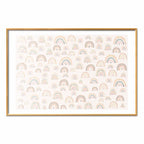Rainbow Hearts Kids Poster