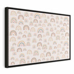 Canvas Print Spring Pastel Rainbows