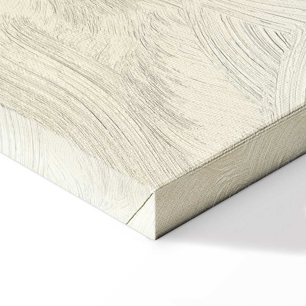 Moon and Stars Light Background Canvas Print