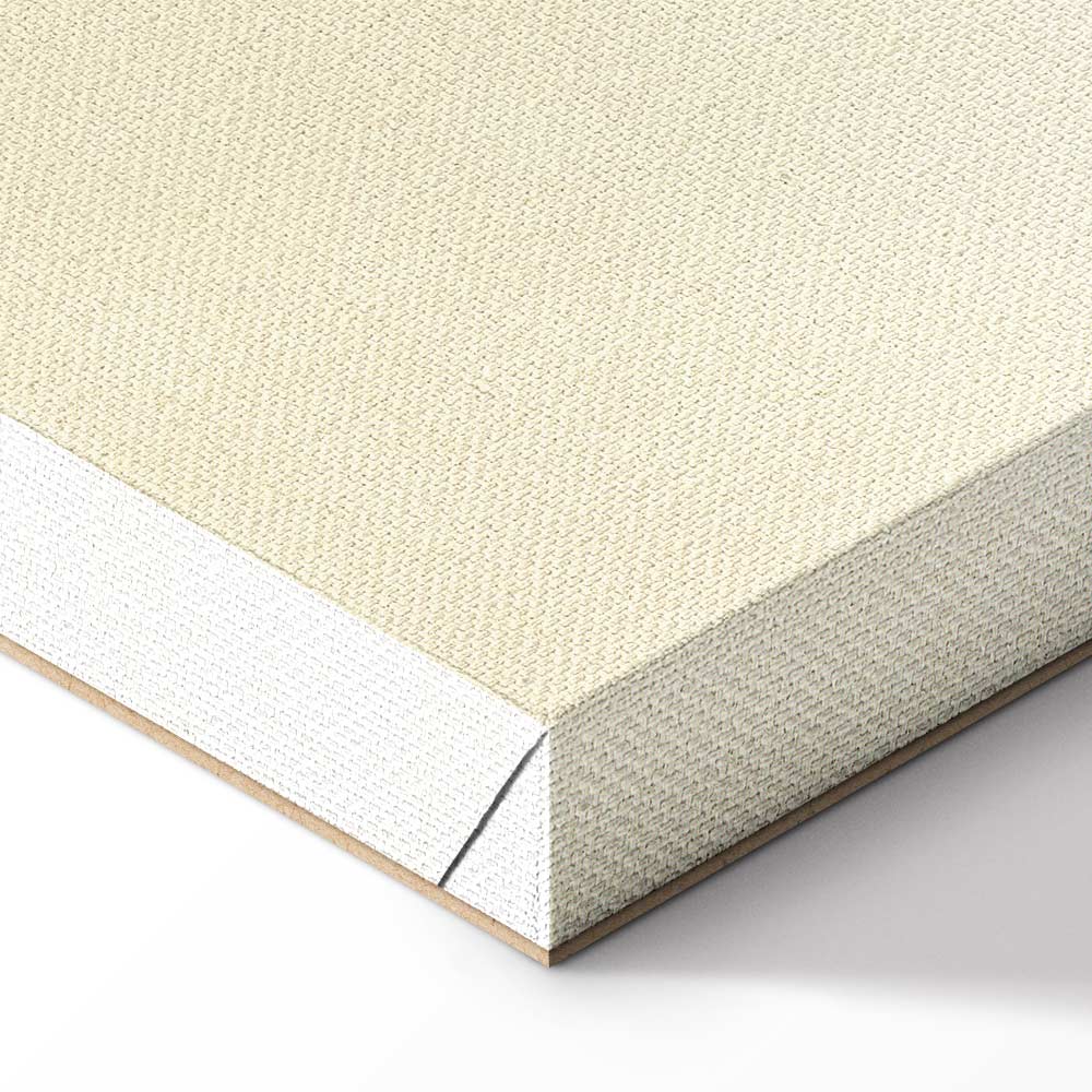 Moon and Stars Light Background Canvas Print