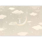 Wandbild Maus auf dem Mond