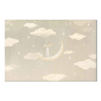 Mouse on Moon Fantasy Canvas Print