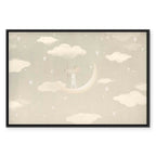 Mouse on Moon Fantasy Canvas Print