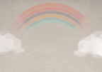 Wandbild Regenbogen im Regen - Wandkunst fürs Kinderzimmer