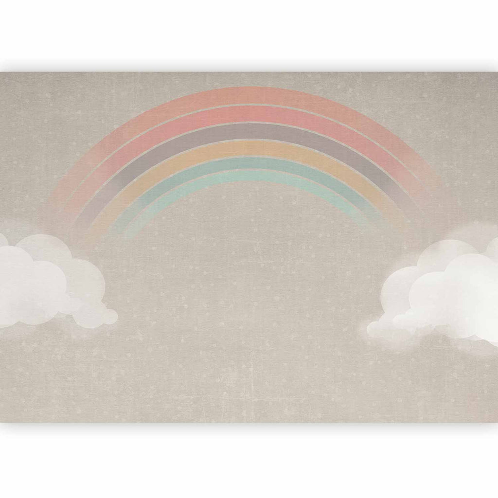 Wandbild Regenbogen im Regen - Wandkunst fürs Kinderzimmer