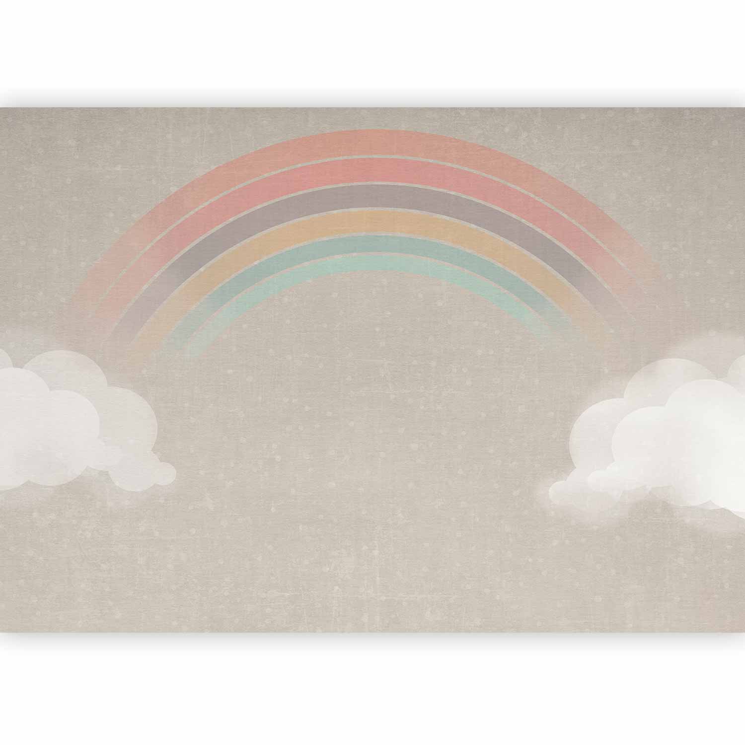 Wandbild Regenbogen im Regen - Wandkunst fürs Kinderzimmer