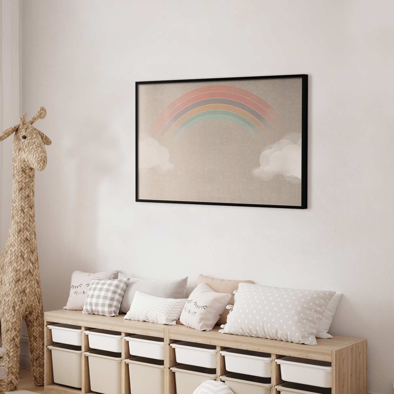 Rainbow in the Rain Kids Poster