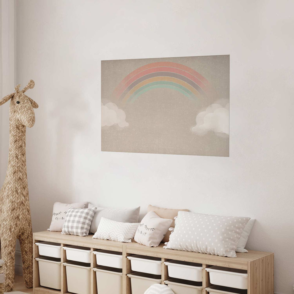 Rainbow in the Rain Kids Poster