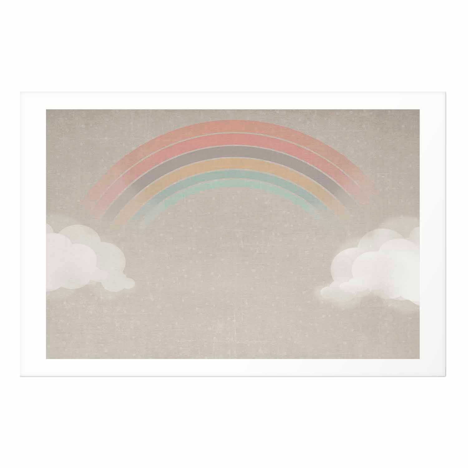 Rainbow in the Rain Kids Poster