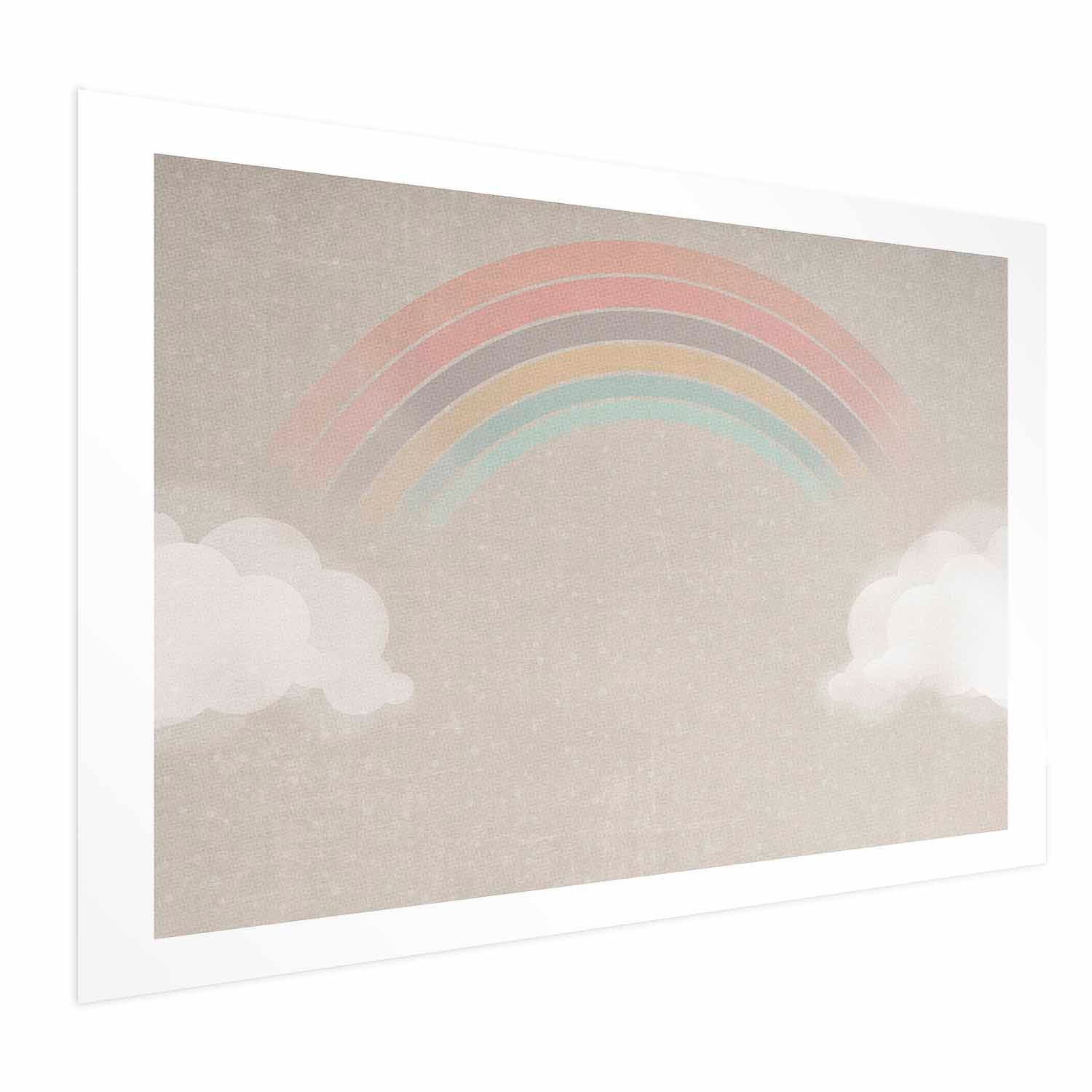 Rainbow in the Rain Kids Poster
