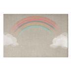 Rainbow Clouds Multicolor Canvas Print