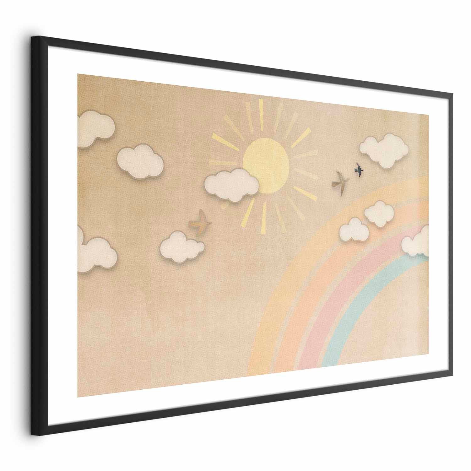 Rainbow Day Multicolor Kids Poster