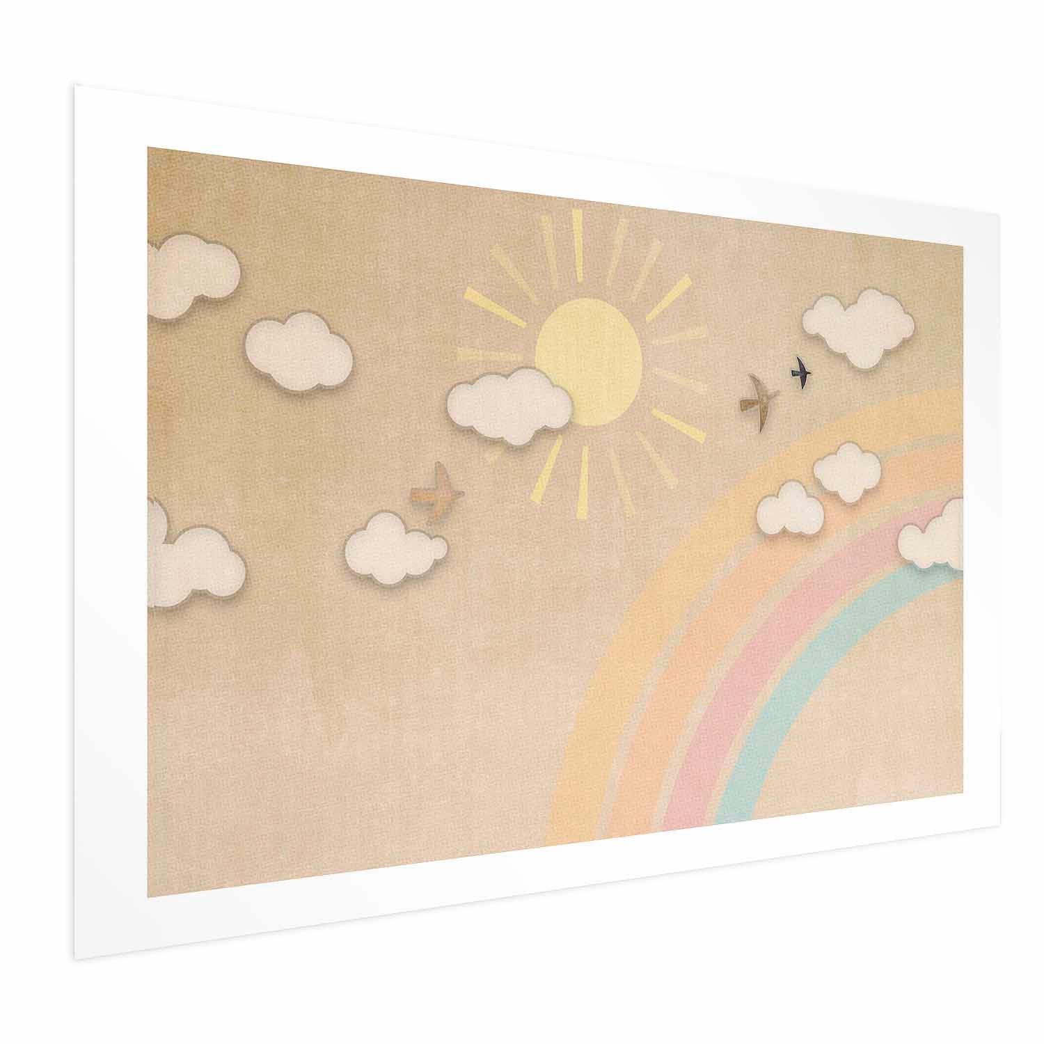 Rainbow Day Multicolor Kids Poster